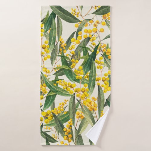 Golden Wattle Acacia pycnantha is Australias na Bath Towel