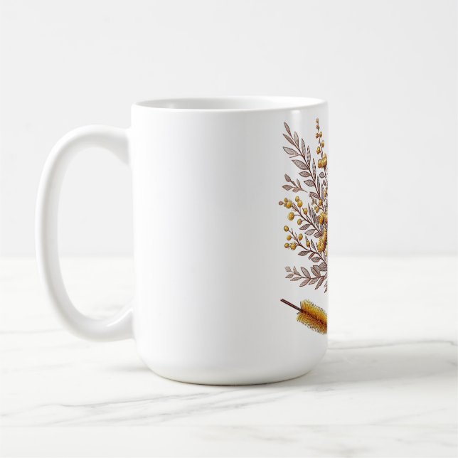 Golden Wattle Mug (Left)