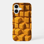 Golden Wave Gradient iPhone 16 Case – Luxury Amber