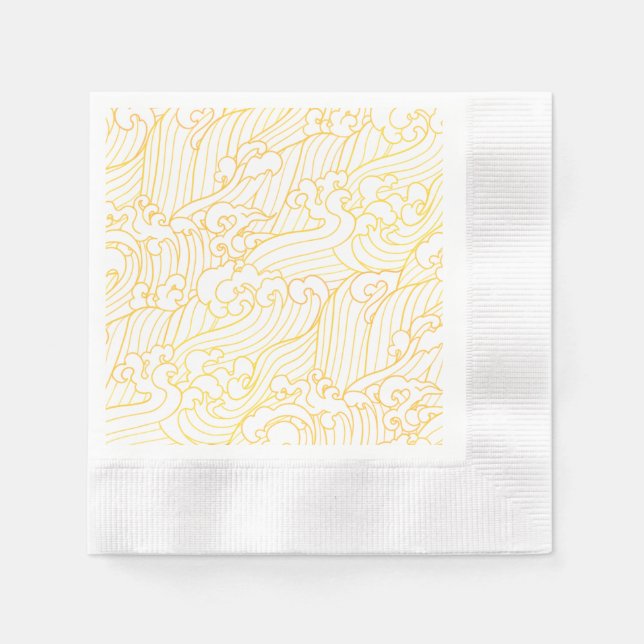 Golden Waves Napkins (Front)