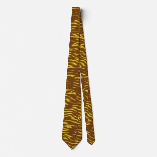 Golden Waves Neck Tie (Front)