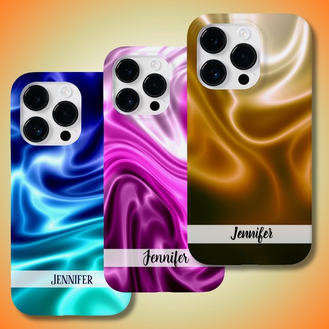 Golden waves of silk Case-Mate iPhone case (Creator Uploaded)