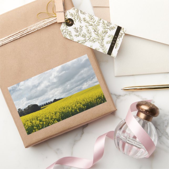 Golden Waves of Streatham Rectangular Sticker (Gifting)