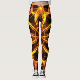 Golden Web A ~ Out Of The Crucible ~ Leggings
