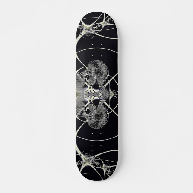 Golden Web Skateboard Deck (Front)