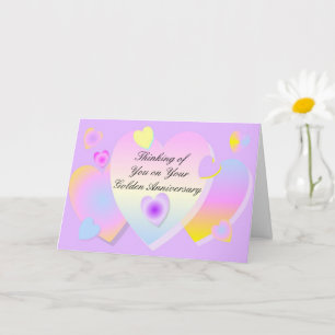 Golden Wedding Anniversary Card
