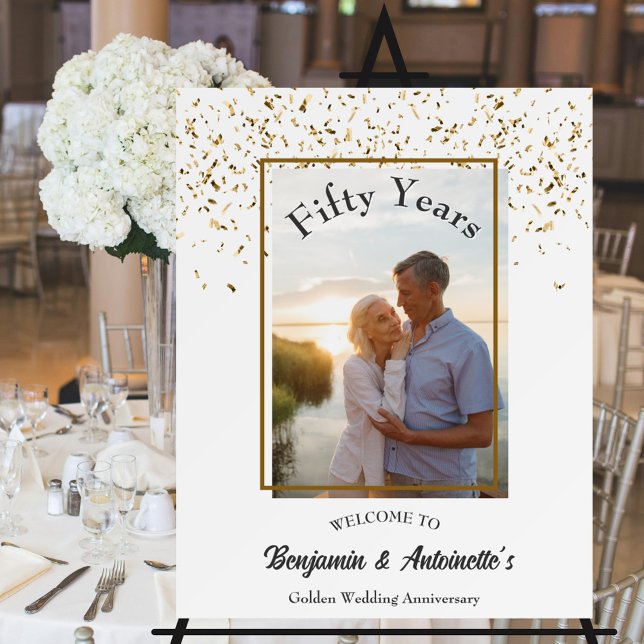 Golden Wedding Anniversary Foam Board (Creator Uploaded)