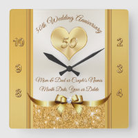 Golden Wedding Anniversary Gift Ideas for Parents