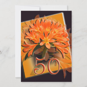 Golden Wedding Anniversary Invitation