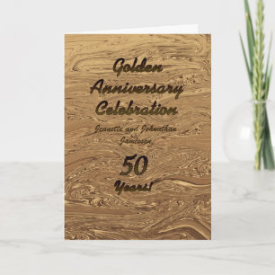 Golden Wedding Anniversary Invitation 50 Years
