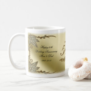 Golden Wedding Anniversary Mug