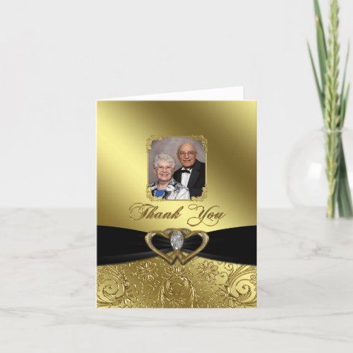 Golden Wedding Anniversary Photo Thank You