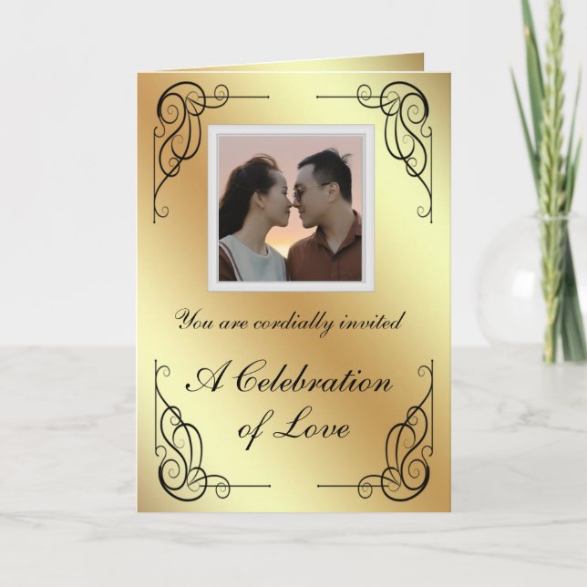 Golden Wedding Announcement  (Front)