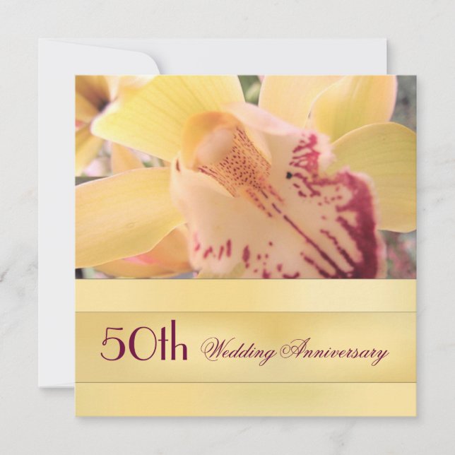 Golden Wedding Invitation (Front)