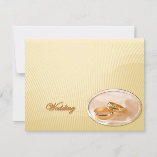 Golden Wedding Invitation (Front)
