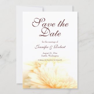 Golden Wedding Save the Date Announcement