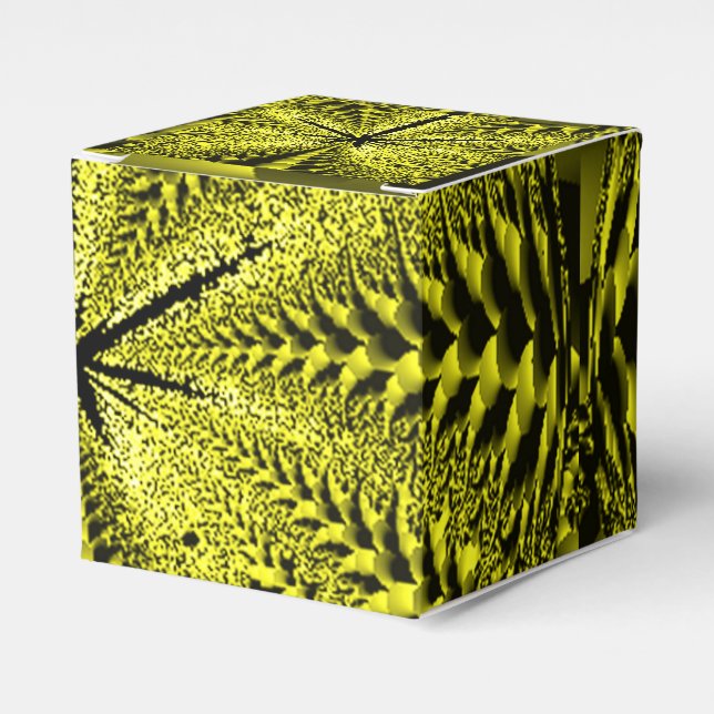 Golden Weed Favor Boxes (Front Side)