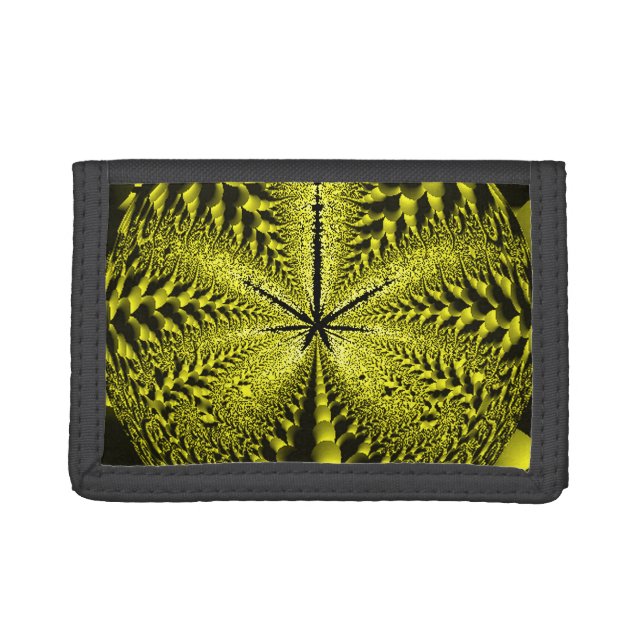 Golden Weed Trifold Wallet (Front)