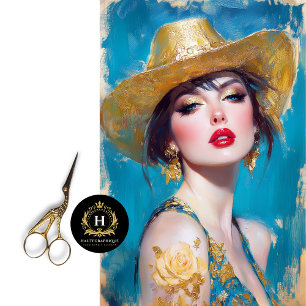 Golden Western Glam Decoupage  Tissue Paper