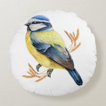 Golden Wheat and Blue Tit