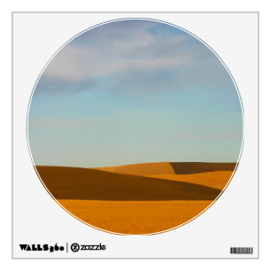 Golden Wheat Fields in Palouse Region Wall Decal