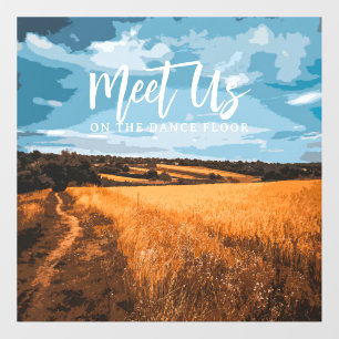 Golden Wheat Rustic Field Sunlit Country Summer Floor Decals