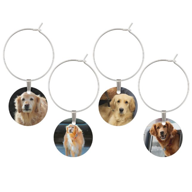 Golden Wine Charm (Staggered)