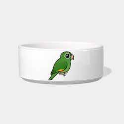 Birdorable Golden-winged Parakeet Cat Food Bowl