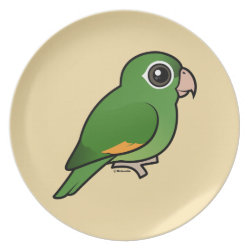 Birdorable Golden-winged Parakeet Plate