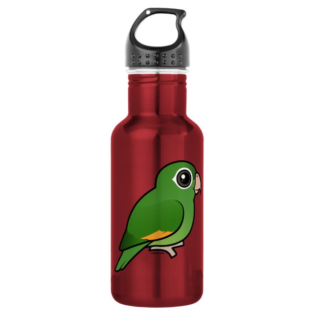 Golden-winged Parakeet Stainless Steel Water Bottle (Front)