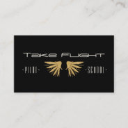 Golden Wings Business Card at Zazzle