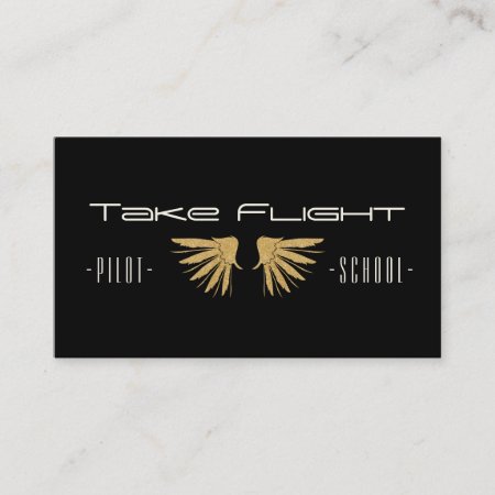 Golden Wings Business Card