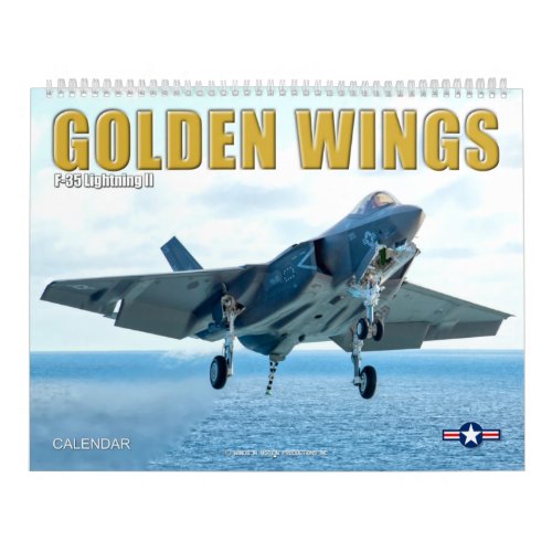 GOLDEN WINGS F_35BC Lightning II Calendar