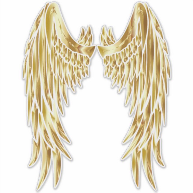 Golden Wings Sticker (Front)