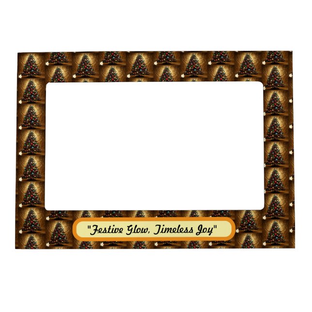 "Golden Winter Nights" Magnetic Frame (Front)