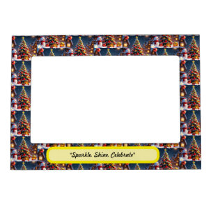 "Golden Winter Nights" Magnetic Frame