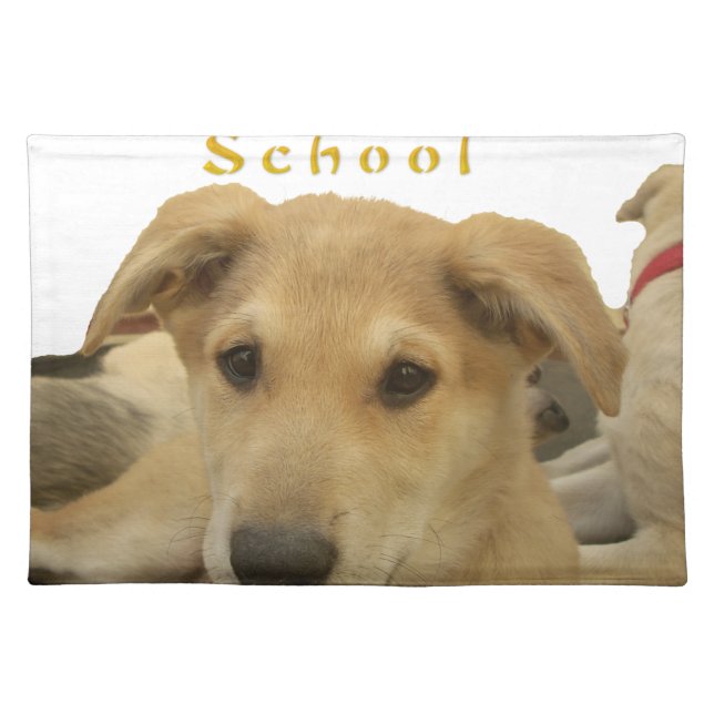 Golden Wisdom: A Dog's-Eye View of Life's School Placemat (Front)