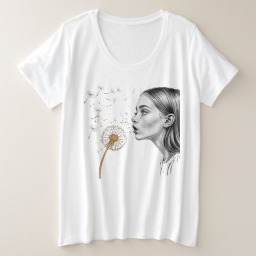 golden wishes plus size T_Shirt