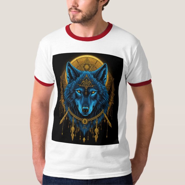 Golden wolf T-Shirt (Front)