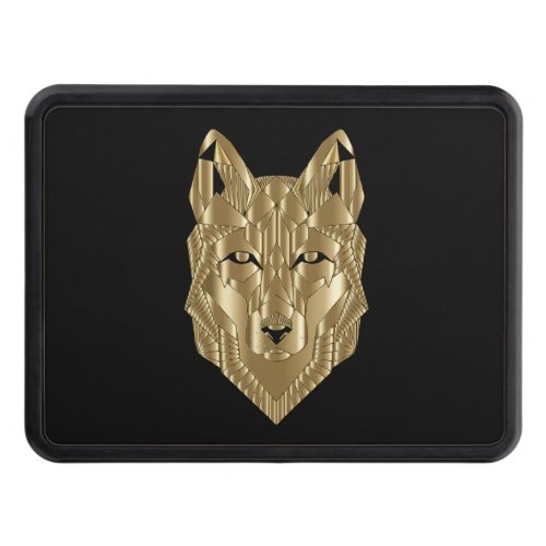 Golden Wolf Trailer Hitch Cover