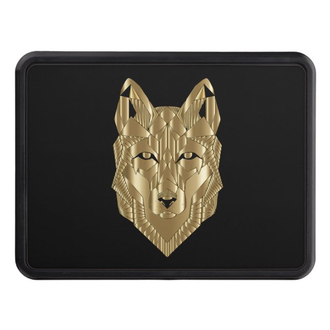 Golden Wolf Trailer Hitch Cover (Front)
