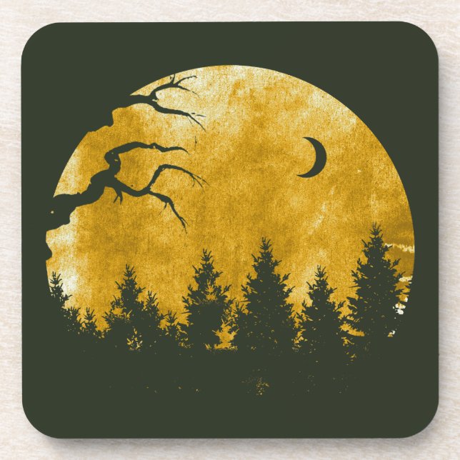 Golden Woods Beverage Coaster (Front)
