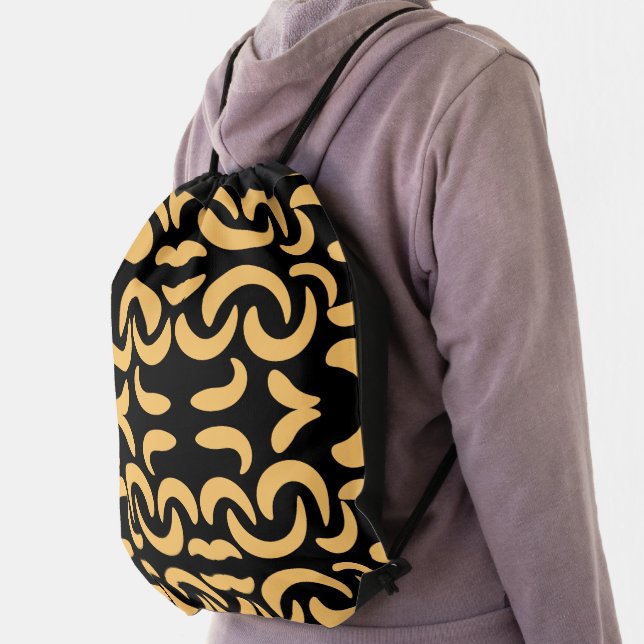 Golden worm  drawstring bag (Insitu)