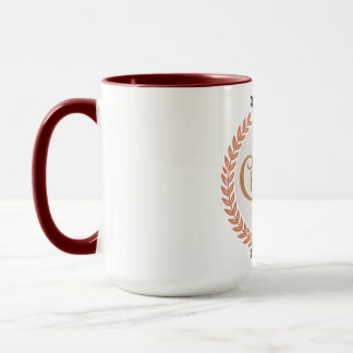 “Golden Wreath of Christmas Elegance” Mug