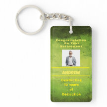 Golden Years Keepsake Acrylic Keychain