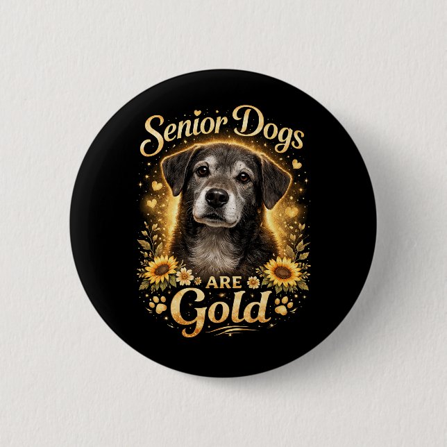 Golden Years, Loyal Hearts Button (Front)