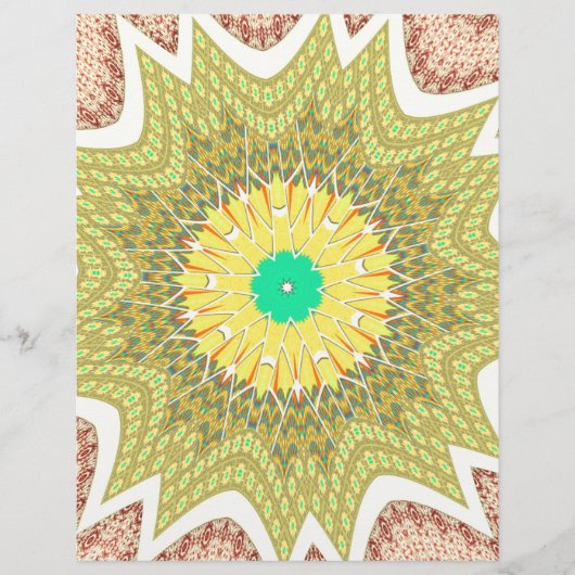 gOLDEN YELLOW African ethnic tribal pattern (Front)