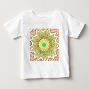 Golden Yellow African ethnic tribal pattern Art Baby T-Shirt