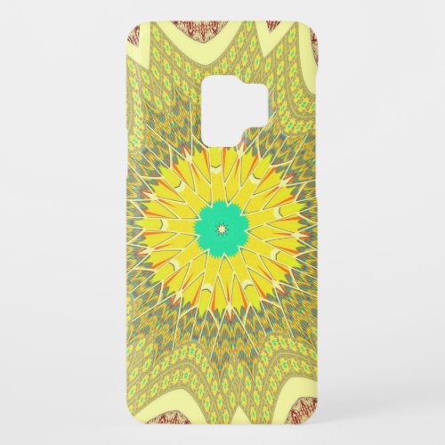gOLDEN YELLOW African ethnic tribal pattern Case_Mate Samsung Galaxy S9 Case