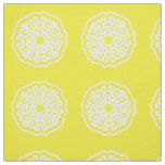 Golden Yellow Asian Moods Mandalla ~ small pattern Fabric